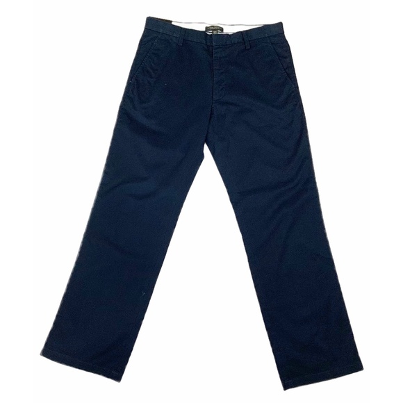 NWT Banana Republic Relaxed Fit Navy Chinos - Picture 1 of 4